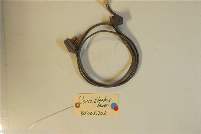 TAPPAN STOVE 807108202 3202006 Cord-electric Power USED TAPPAN STOVE 807108202 3202006 Cord-electric Power USED